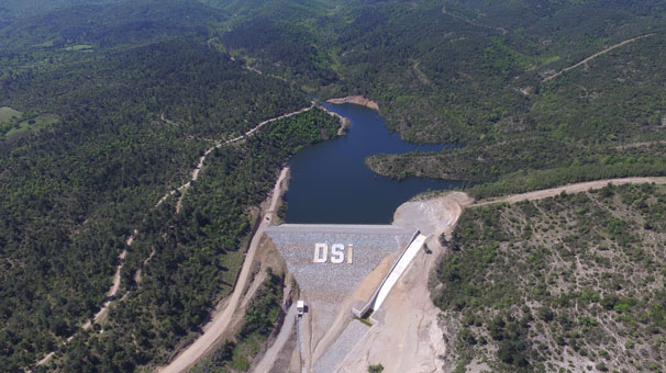 Çanakkale Lapseki barajı tamamlandı